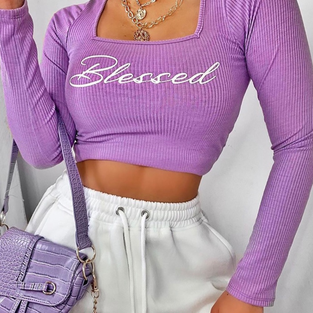 Fashion Nova blessed long sleeve